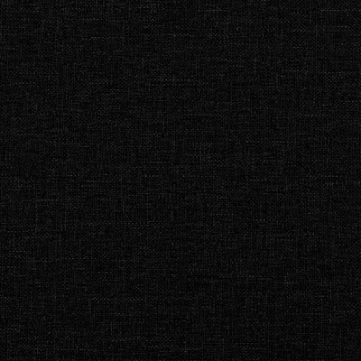 2 Piece Sofa Set with Cushions Black Fabric Payday Deals
