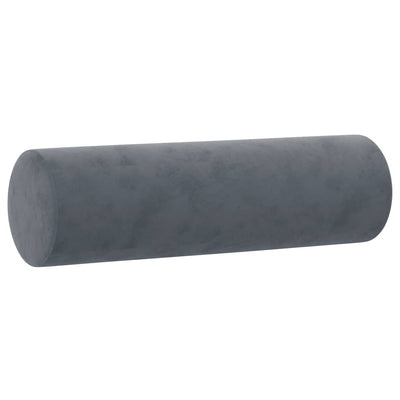 2 Piece Sofa Set with Pillows Dark Grey Velvet Payday Deals