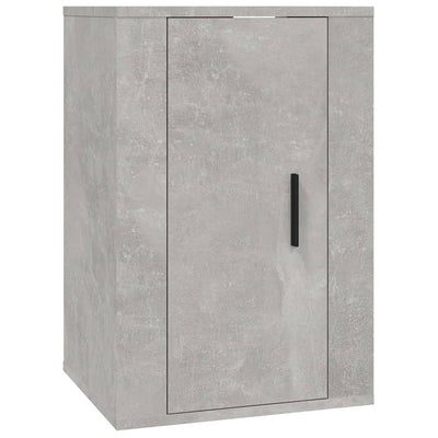 2 Piece TV Cabinet Set Concrete Grey Engineered Wood Payday Deals