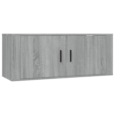 2 Piece TV Cabinet Set Grey Sonoma Engineered Wood Payday Deals