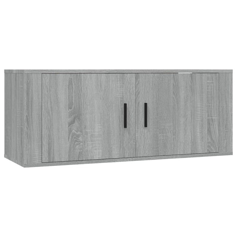 2 Piece TV Cabinet Set Grey Sonoma Engineered Wood Payday Deals