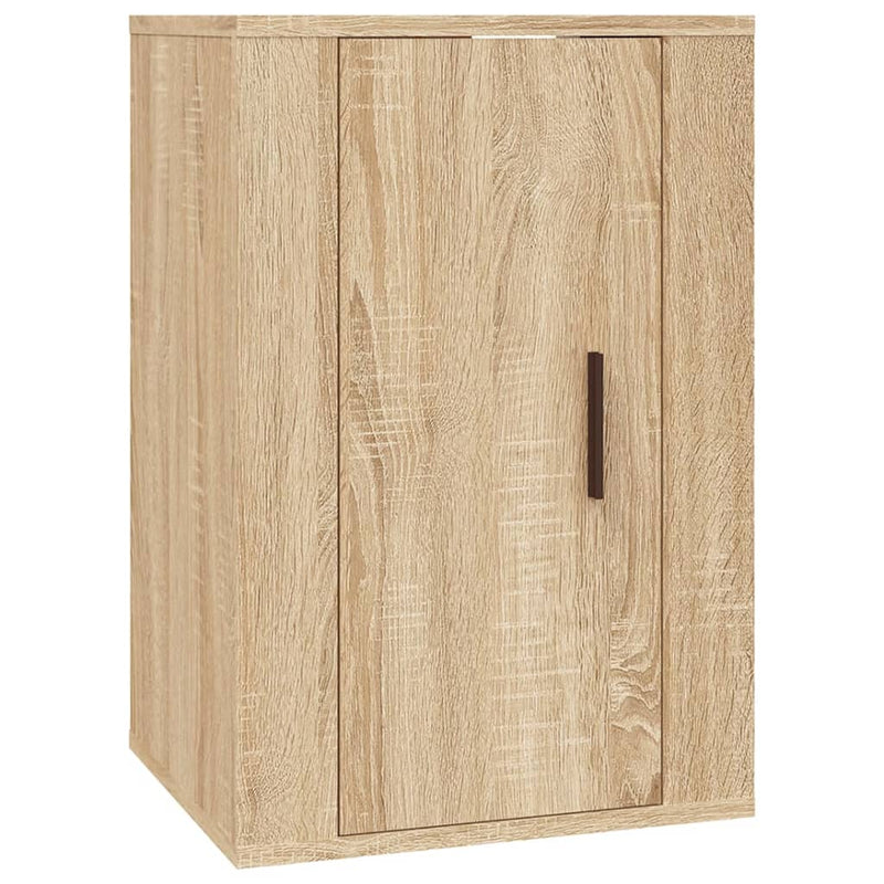 2 Piece TV Cabinet Set Sonoma Oak Engineered Wood Payday Deals