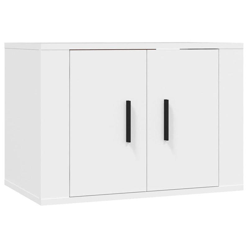 2 Piece TV Cabinet Set White Engineered Wood Payday Deals