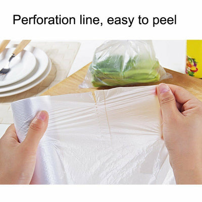 2 Produce Rolls Bags Heavy Duty Food Grade Freezer Supermarket Bag Gusset Payday Deals