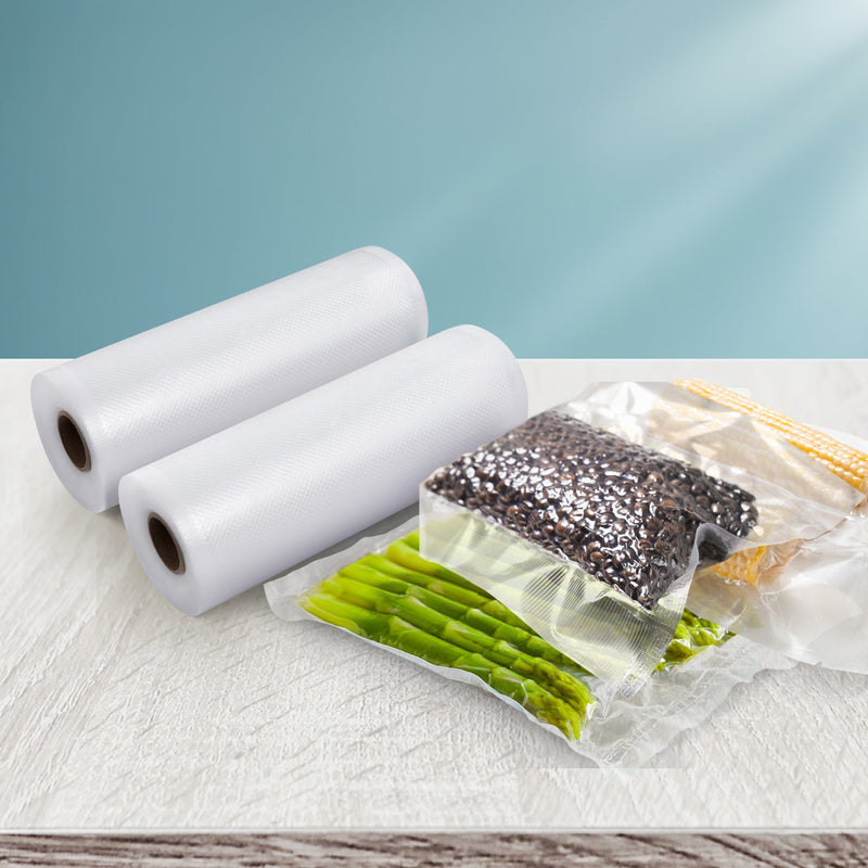 2 Rolls Food Vacuum Sealer Bags Storage Saver Heat Sealing Bag Pack 20CMX6M Payday Deals