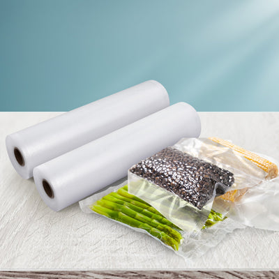2 Rolls Food Vacuum Sealer Bags Storage Saver Heat Sealing Bag Pack 25CMX6M Payday Deals