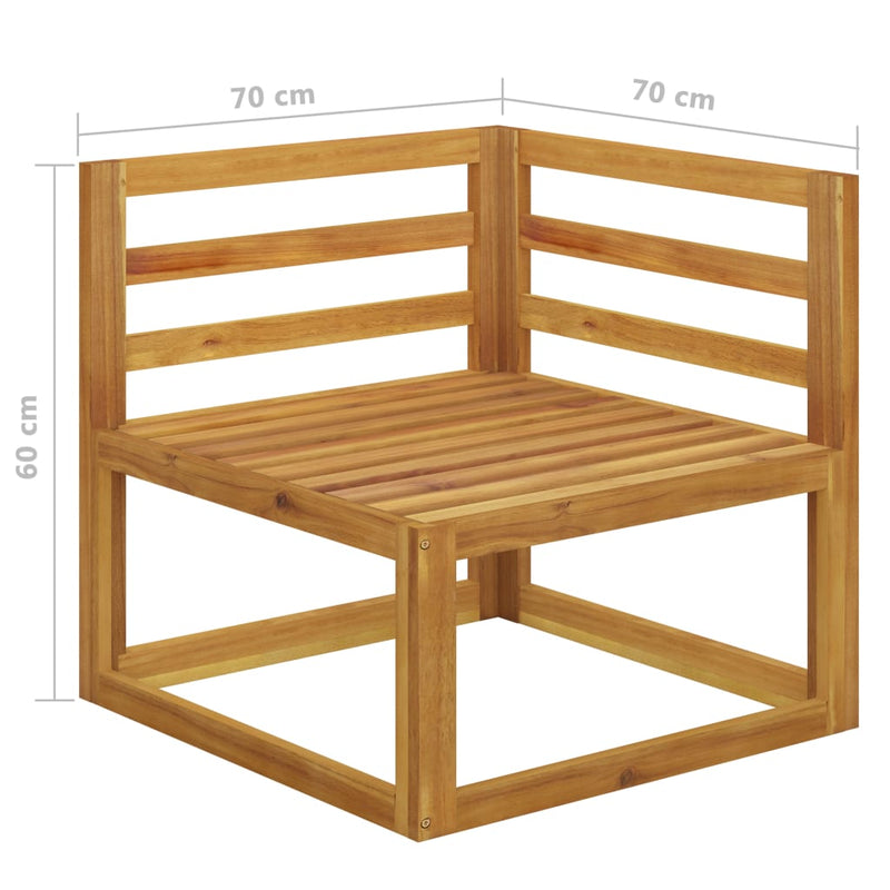 2-seater Garden Bench with Cream White Cushions Payday Deals