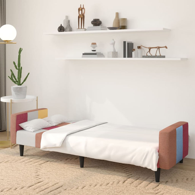 2-Seater Sofa Bed Fabric Payday Deals