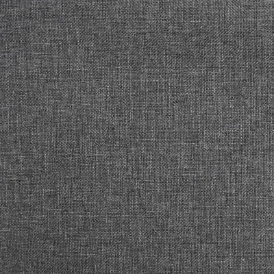 2-Seater Sofa Bed with Two Pillows Dark Grey Fabric Payday Deals
