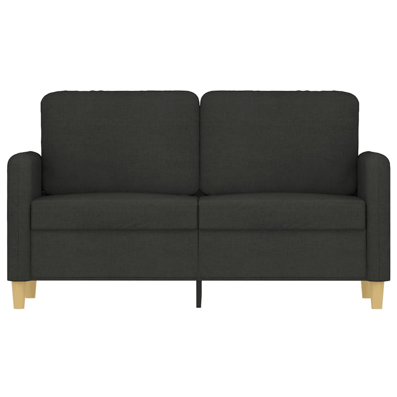 2-Seater Sofa Black 120 cm Fabric Payday Deals