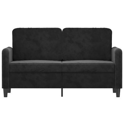2-Seater Sofa Black 120 cm Velvet Payday Deals