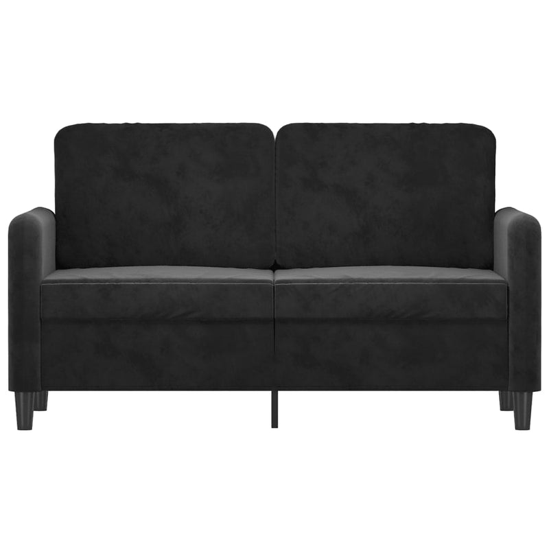 2-Seater Sofa Black 120 cm Velvet Payday Deals