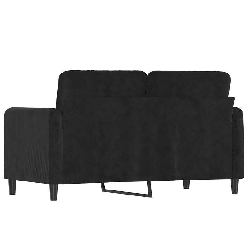 2-Seater Sofa Black 120 cm Velvet Payday Deals