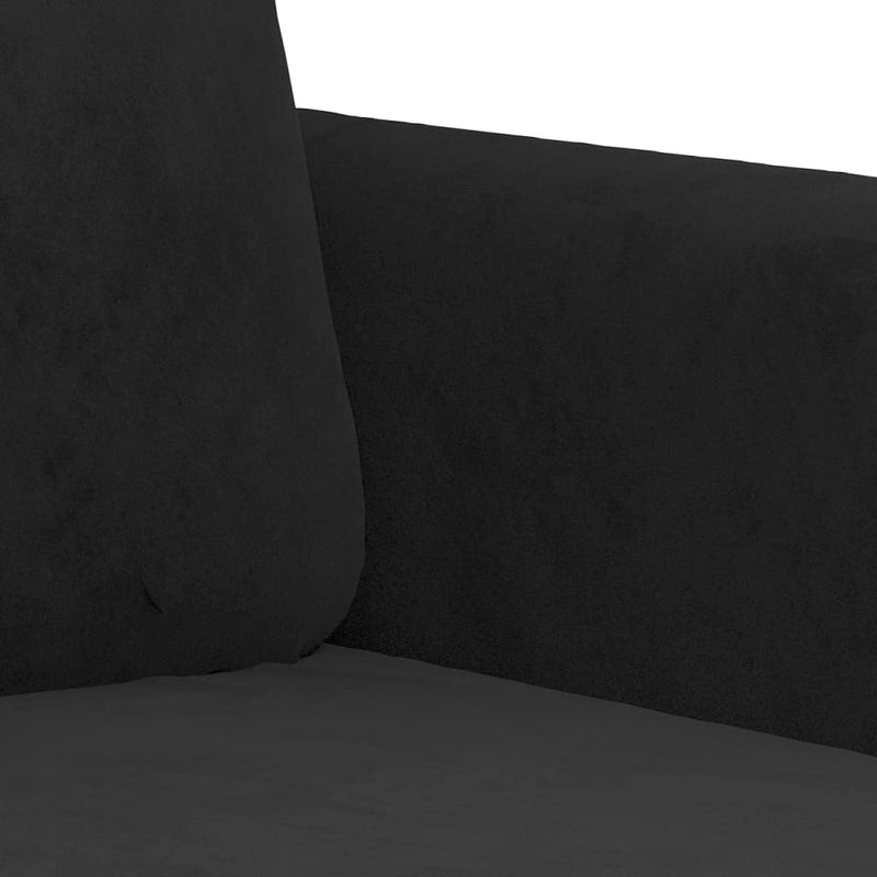 2-Seater Sofa Black 120 cm Velvet Payday Deals