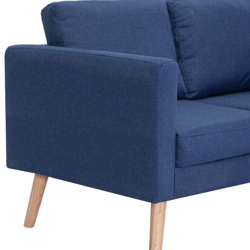 2-Seater Sofa Fabric Blue Payday Deals
