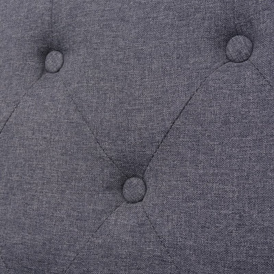 2-Seater Sofa Fabric Grey Payday Deals