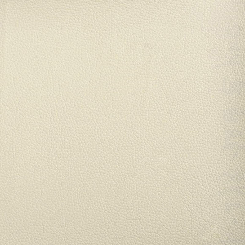 2-Seater Sofa with Throw Pillows Cream 120 cm Faux Leather Payday Deals