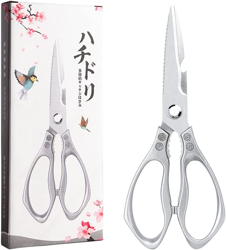 2 Sets Kitchen Shear, Heavy Duty Kitchen Scissor Sharp Stainless Steel, Food Cooking Scissor for Cutting Meat, Chicken, Vegetable and Fish, Bottle Opener Payday Deals