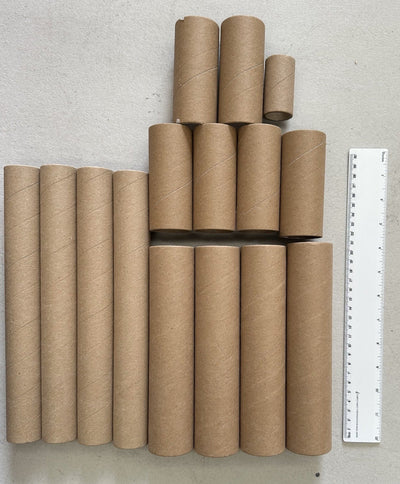 20+ DIY Strong Cardboard Paper Roll Tubes for Creative Play Colouring Project Payday Deals