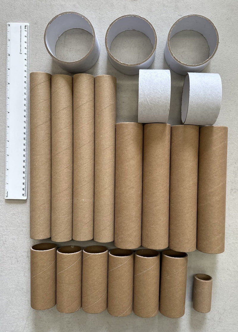 20+ Strong Cardboard Tubes Paper Roll Tubes for Art, Crafts, School, Packaging Payday Deals