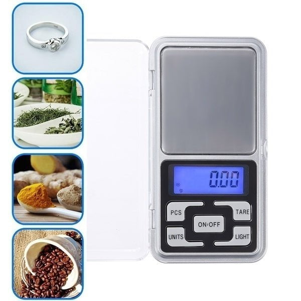 200g 0.01 DIGITAL POCKET SCALES JEWELLERY ELECTRONIC Milligram Micro Mg Weigh Payday Deals