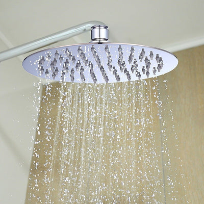 200mm Shower Head Round 304SS Polished Chrome Finish Payday Deals