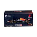 2022 F1 World Champion Max Verstappen Oracle Red Bull Honda Racing RB18 Bburago Diecast Car Model with Driver Helmet, Acrylic Display Case & Car Base 1:43 Scale Size Payday Deals