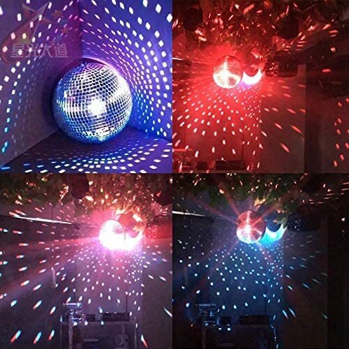 20cm Disco Mirror Ball DJ Light Shiny Silver Dance Party Stage Lighting Eve Payday Deals