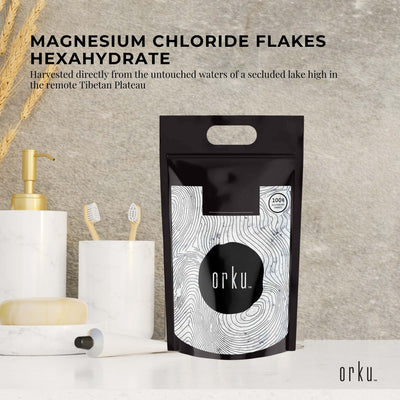 20Kg Magnesium Chloride Flakes Hexahydrate - Pure Food Grade Dead Sea Bath Salt Payday Deals