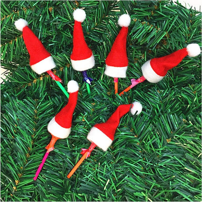 20PCS Red Hat Santa Cutlery Christmas Knife Bag Xmas Fork Holder Xmas Decoration Payday Deals