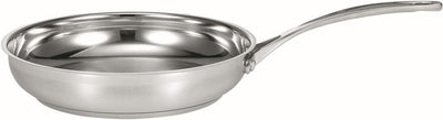 Scanpan Pyrolux Combo Frying Fry Pan and Lid Set - Stainless Steel - Silver (11")