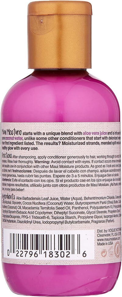 Maui Moisture Heal and Hydrate + Shea Butter Conditioner 100ml for Dry Damaged Hair