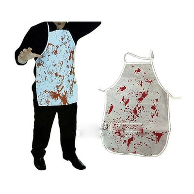 BLOODY APRON Halloween Party Fake Blood Horror Butcher Costume Accessory