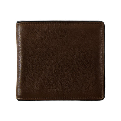 Dents RFID Two-Colour Pebble Grain Leather Bifold Wallet Card Holder - Tan