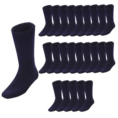 24 Pairs BAMBOO SOCKS Mens Heavy Duty Premium Thick Work Socks Cushion BULK Payday Deals