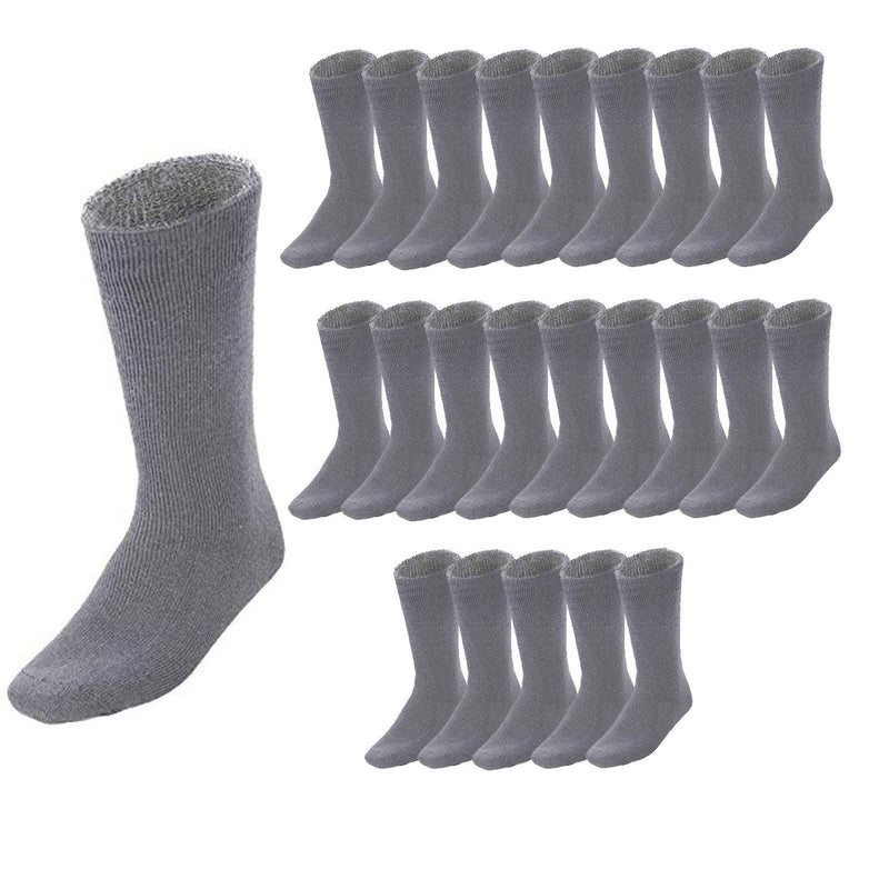 24 Pairs BAMBOO SOCKS Mens Heavy Duty Premium Thick Work Socks Cushion BULK Payday Deals