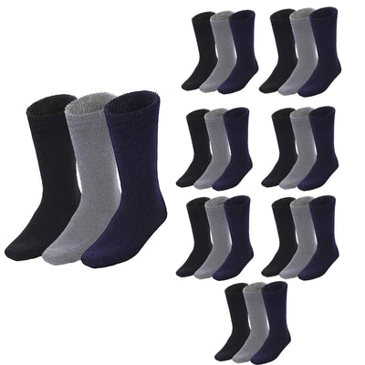 24 Pairs BAMBOO SOCKS Mens Heavy Duty Premium Thick Work Socks Cushion BULK Payday Deals