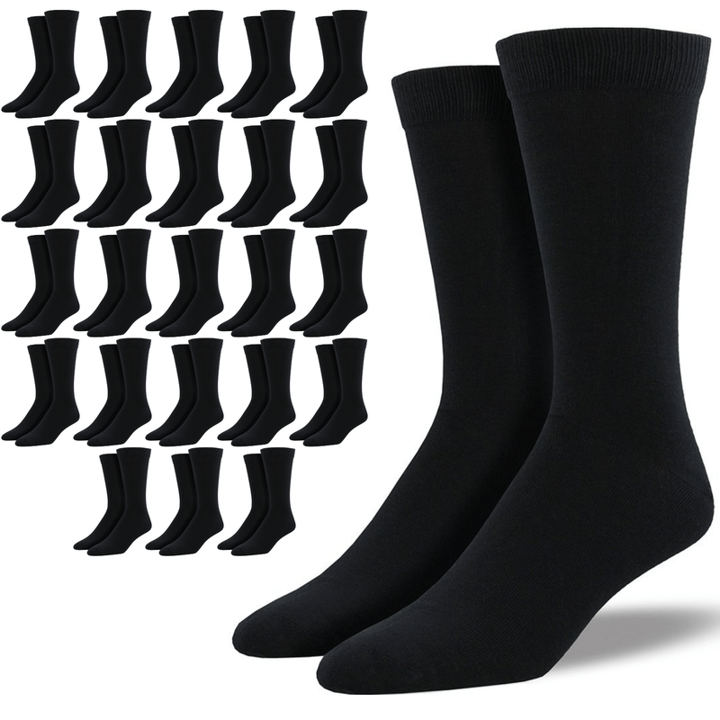 24 Pairs Premium Bamboo Loose Top Socks Diabetic Diabetes Circulation Eco Sox Payday Deals