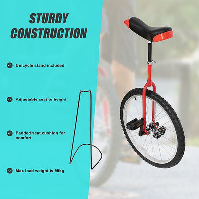 24'' Pro Circus Unicycle Bike Payday Deals