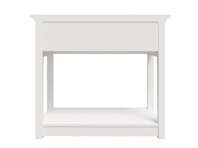 Ashford Console Table White and Display Storage Cabinet