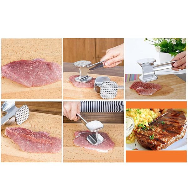 25cm Hammer Meat Tenderiser Chicken Steak Mallet Beef Handle Payday Deals