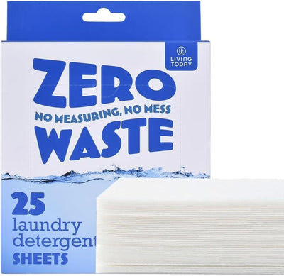 25x Laundry Wash Sheets Detergent Powder Eco Friendly Household Cleaning Tool