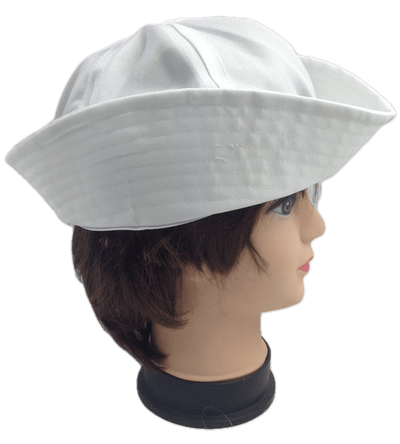 Adult White Sailor Hat Marine Unisex Gob Captain Navy Hen's Night Doughboy Cap