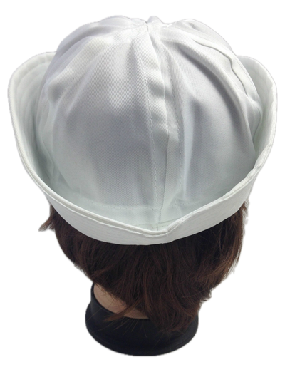 Adult White Sailor Hat Marine Unisex Gob Captain Navy Hen's Night Doughboy Cap