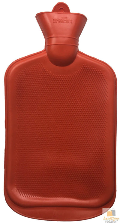 2L HOT WATER BOTTLE Winter Warm Rubber Bag Relaxing Warm Therapy Approved Payday Deals