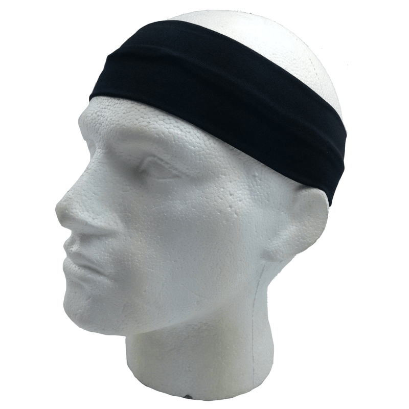 2pc Set Plain Headband Elastic Stretch Sports Yoga Hair Band Unisex Wide Wrap Payday Deals