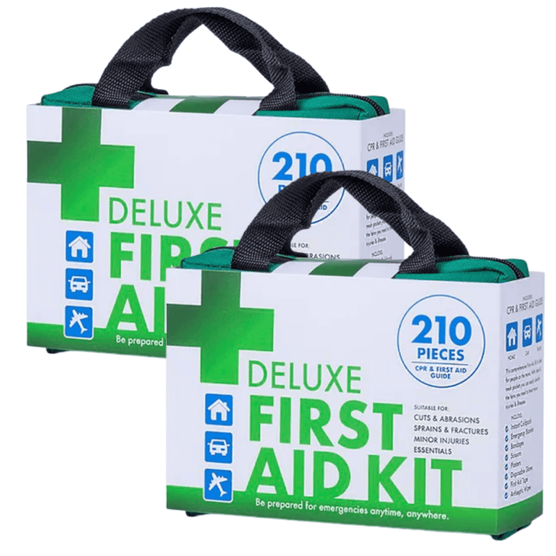 2x 210PCS EMERGENCY FIRST AID KIT Medical Travel Set Workplace Office ARTG BULK Payday Deals