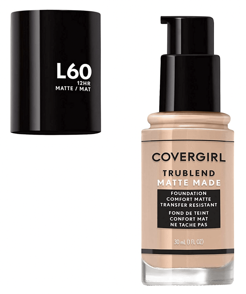 2x Covergirl Trublend Comfort Matte Made Liquid Foundation 30ml - L60 Light Nude Payday Deals