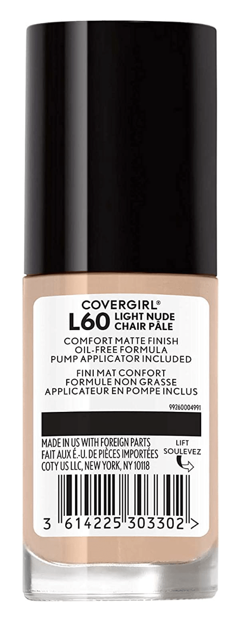 2x Covergirl Trublend Comfort Matte Made Liquid Foundation 30ml - L60 Light Nude Payday Deals