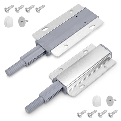 2x Magnetic Push Latches for Cabinets Push to Open Kitchen Hardware for Drawer Cupboard Wardrobe Closet Payday Deals